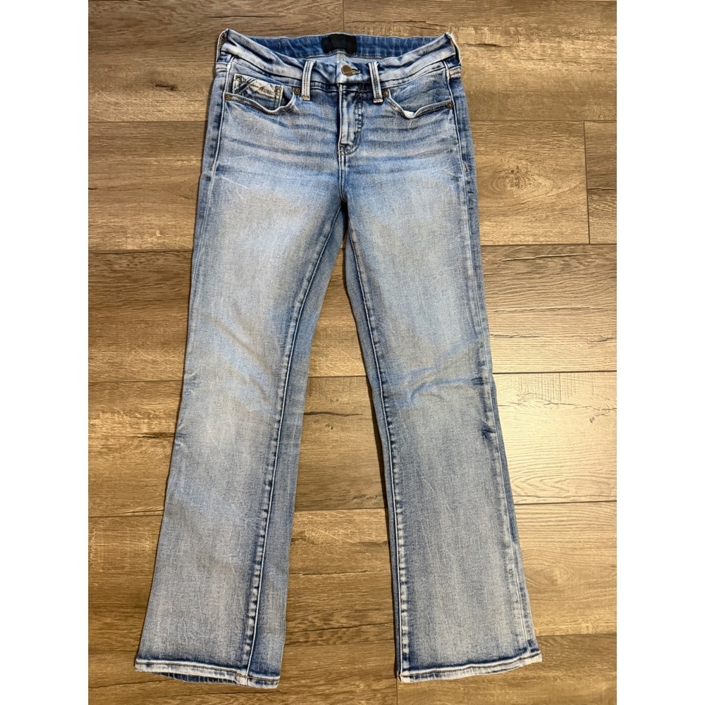 Buckle Black Fit No 53 Tailored Bootcut Jeans Light Wash Size 25x30